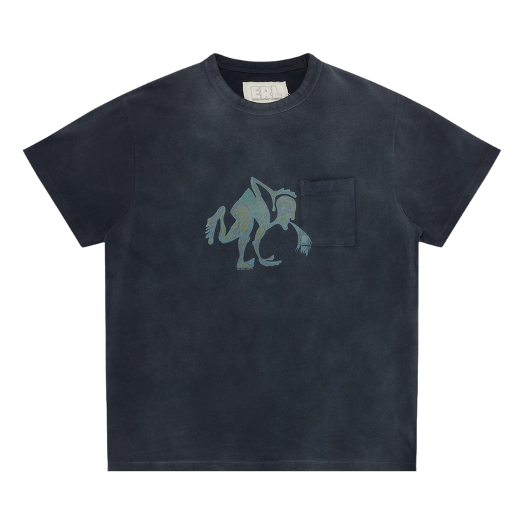 ERL Puke Tee 'Blue'