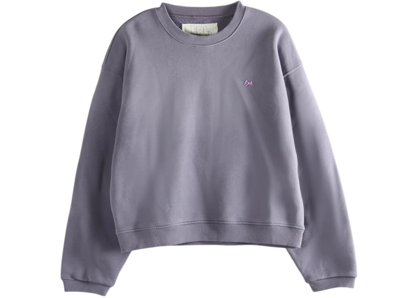 ERL Script Crewneck Sweatshirt Purple