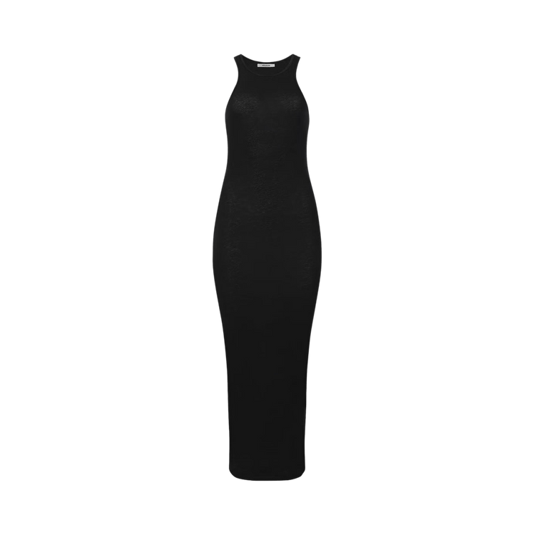 Entire Studios Midi Muscle Tank Top Dress 'Black'