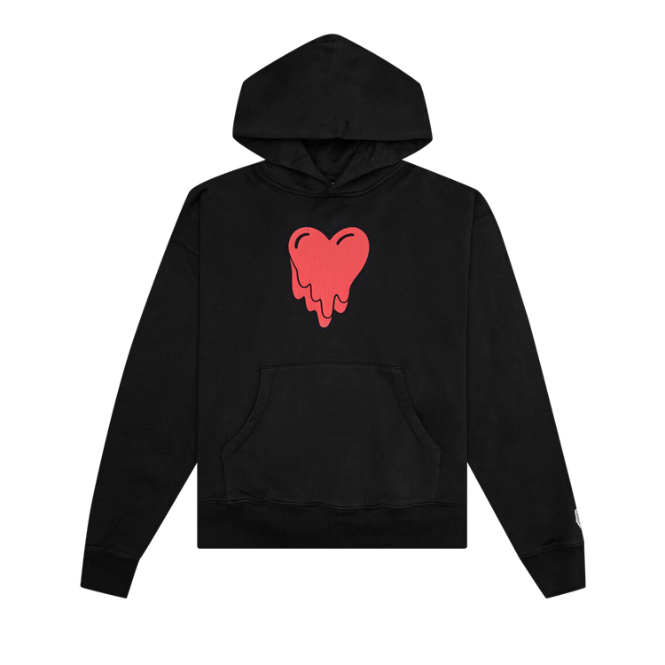 Emotionally Unavailable Heart Logo Hoodie 'Black'
