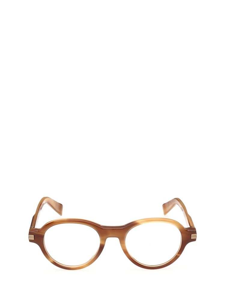 Zegna Oval Frame Glasses