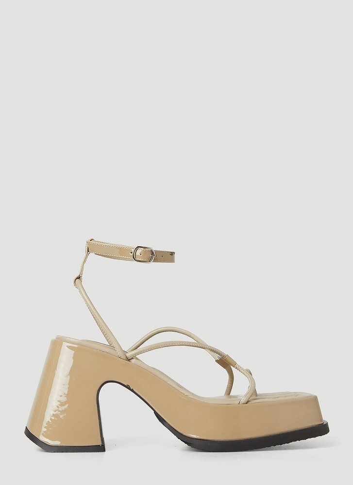 Eytys Olympia Ankle Strap Square-Toe Sandals