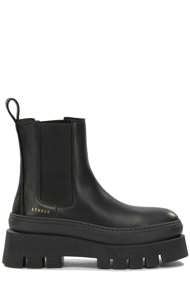 Copenhagen Chunky Sole Ankle Boots