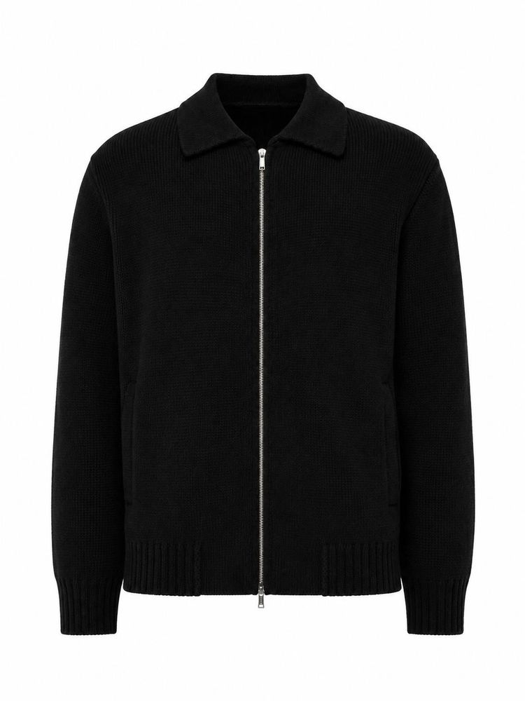 Laneus Zip-Up Cardigan