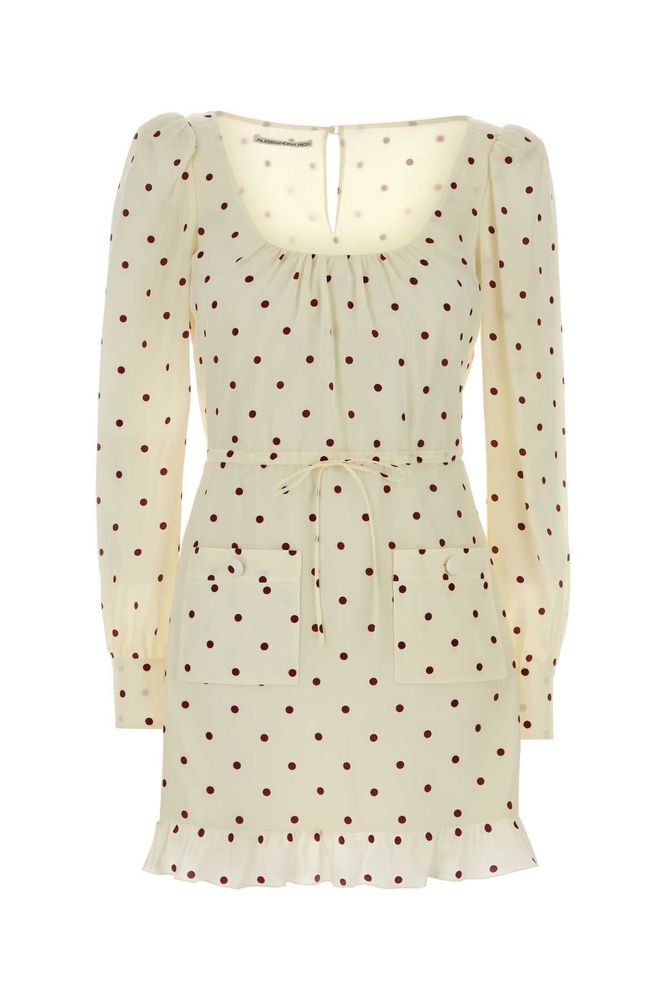 Alessandra Rich Polka-Dot Mini Dress