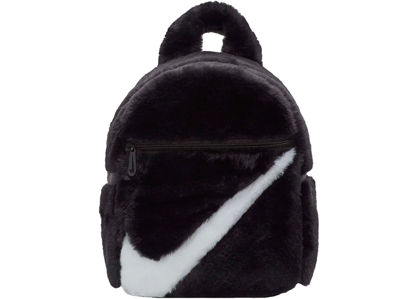 Nike Sportswear Futura 365 Faux Fur Mini Backpack (6L) Black/Black/White