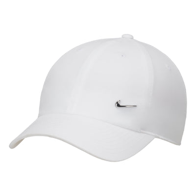 Nike Dri-FIT Club Metall-Swoosh Logo Cap 'White'