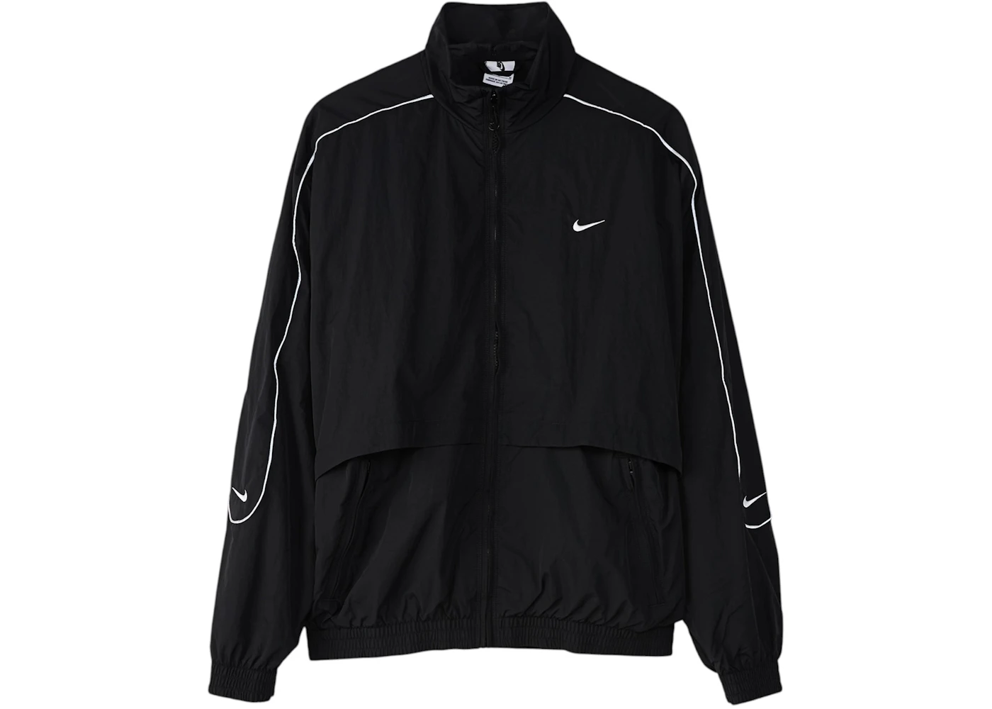 Nike Nikelab Solo Swoosh Woven Tracksuit Jacket and Joggers Set Black