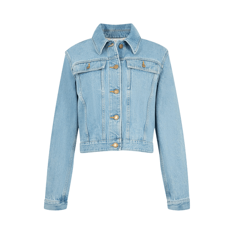 Thom Browne Shrunken Fit Denim Jacket 'Light Blue'