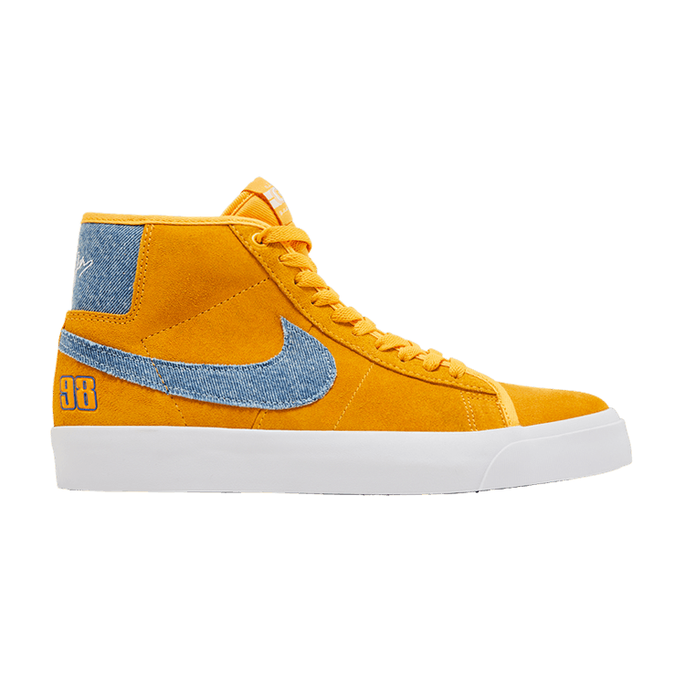 Grant Taylor x Nike Zoom Blazer Mid Pro GT SB 'University Gold Denim'