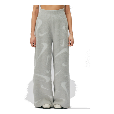 (WMNS) Nike Sportswear Phoenix Cozy Boucl Knit Pants 'Light Smoke Grey'