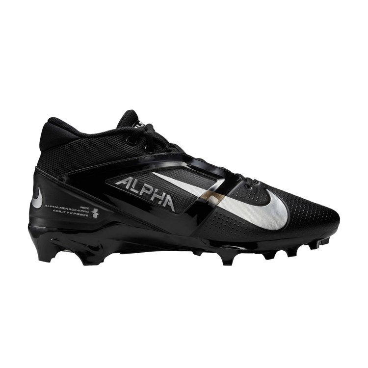 Nike Alpha Menace 4 Pro 'Black Metallic Silver'