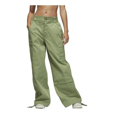 (WMNS) Air Jordan Heavyweight Chicago Pants 'Light Olive Green'