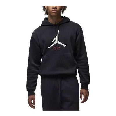 Air Jordan Fleece Hoodie 'Black White'