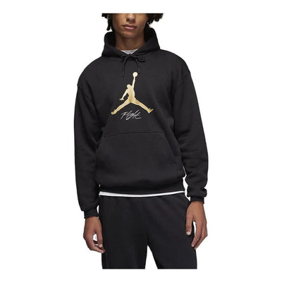 Air Jordan Fleece Baseline Lifestyle Hoodie 'Black Gold'