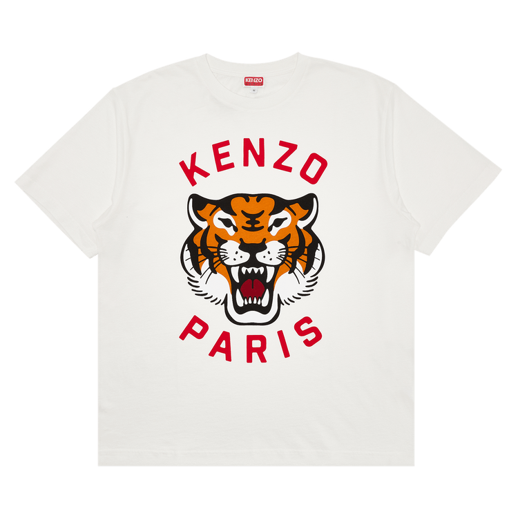 Kenzo Lucky Tiger Oversize T-Shirt 'Off White'