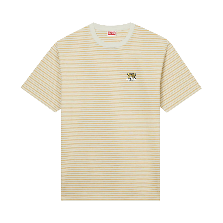 Kenzo Verdy Embroidered Classic T-Shirt 'Striped Jersey Golden'