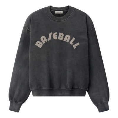 Fear of God Essentials Baseball Classic Half Raglan Sweatshirt 'Off Black'