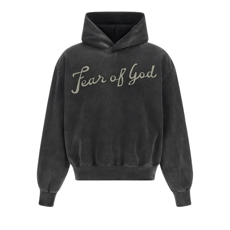 Fear of God 26 Classic Fit Half Raglan Hoodie 'Off Black'
