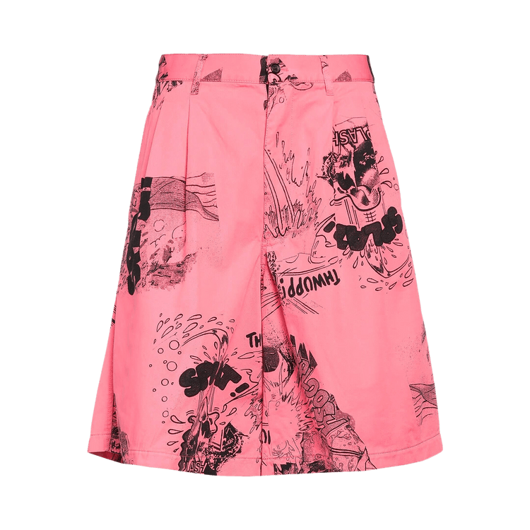 Comme des Garçons SHIRT Graphic Shorts 'Pink'
