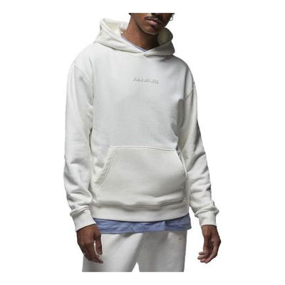 Air Jordan Wordmark Fleece Hoodie 'Sail'