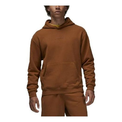 Air Jordan Wordmark Fleece Hoodie 'Light British Tan'