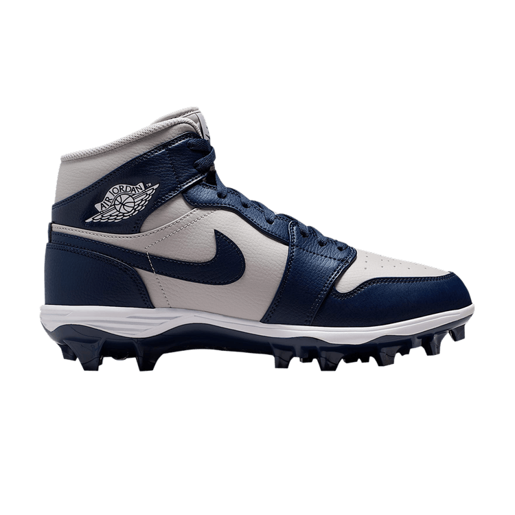 Air Jordan 1 Mid 'Wolf Grey White College Navy'