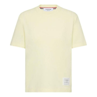 (WMNS) THOM BROWNE Short Sleeve T-Shirt 'Yellow'