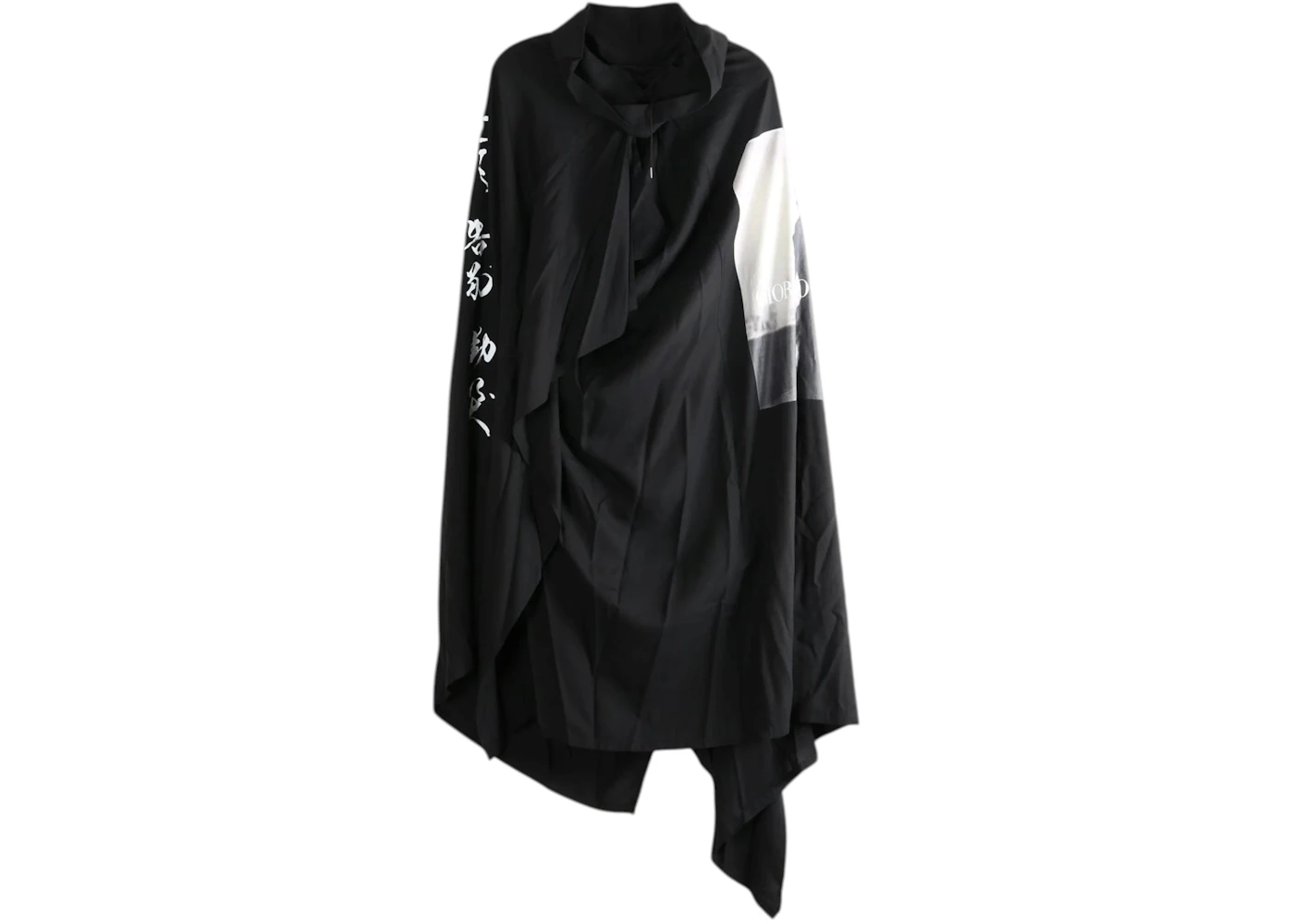 Yohji Yamamoto Women's ASM O Shoulder Dress Black
