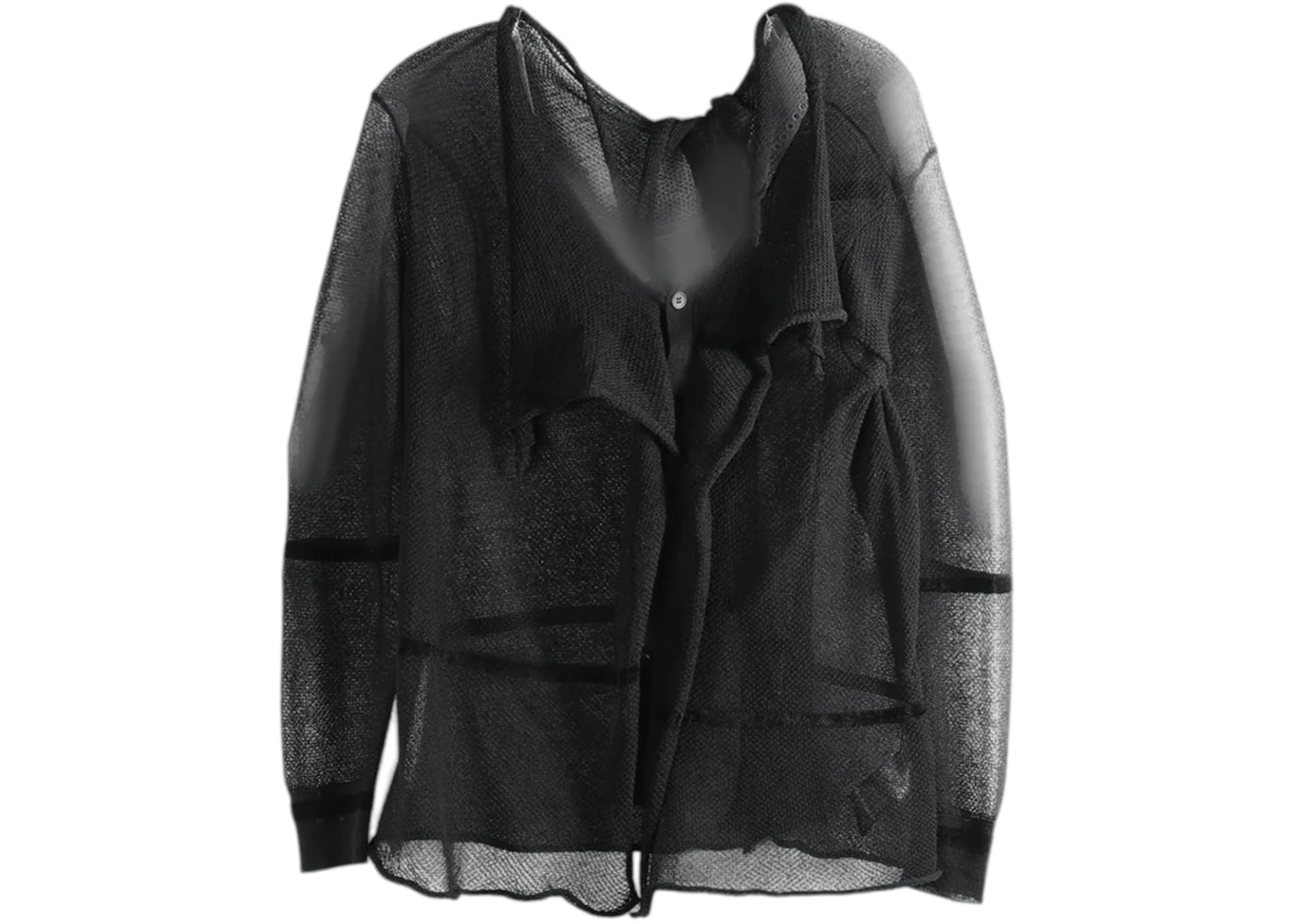 Yohji Yamamoto Women's Draped Cardigan Black