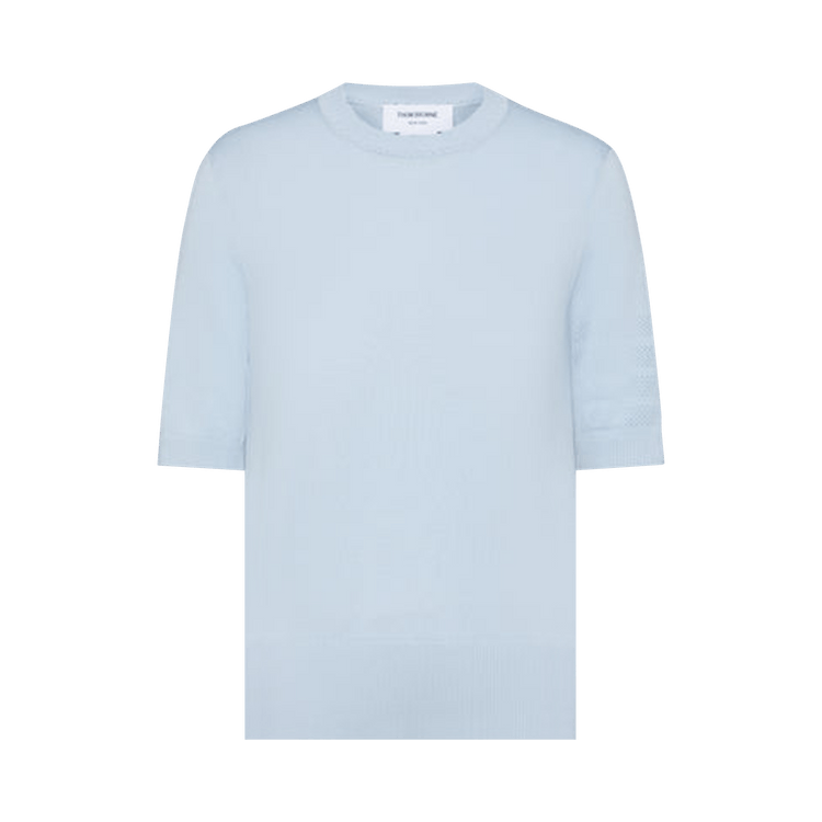 Thom Browne Jersey Stitch Short-Sleeve Tee 'Light Blue'