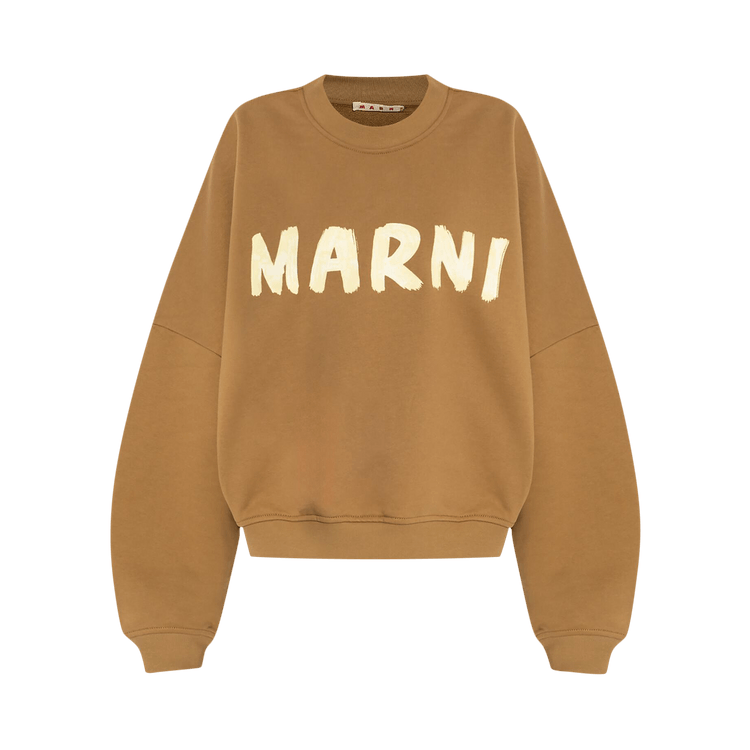 Marni Logo Sweatshirt 'Olive'