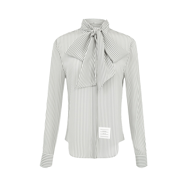 Thom Browne Long-Sleeve Detachable Collar Shirt 'Medium Grey'