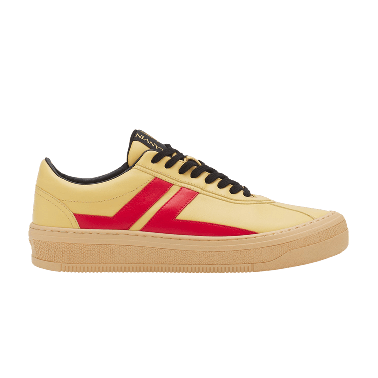 Future x Lanvin Cash High Sole Sneaker 'Bright Yellow Red'