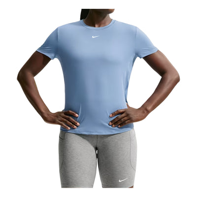 (WMNS) Nike One Classic Dri-FIT T-Shirt 'Work Blue White'