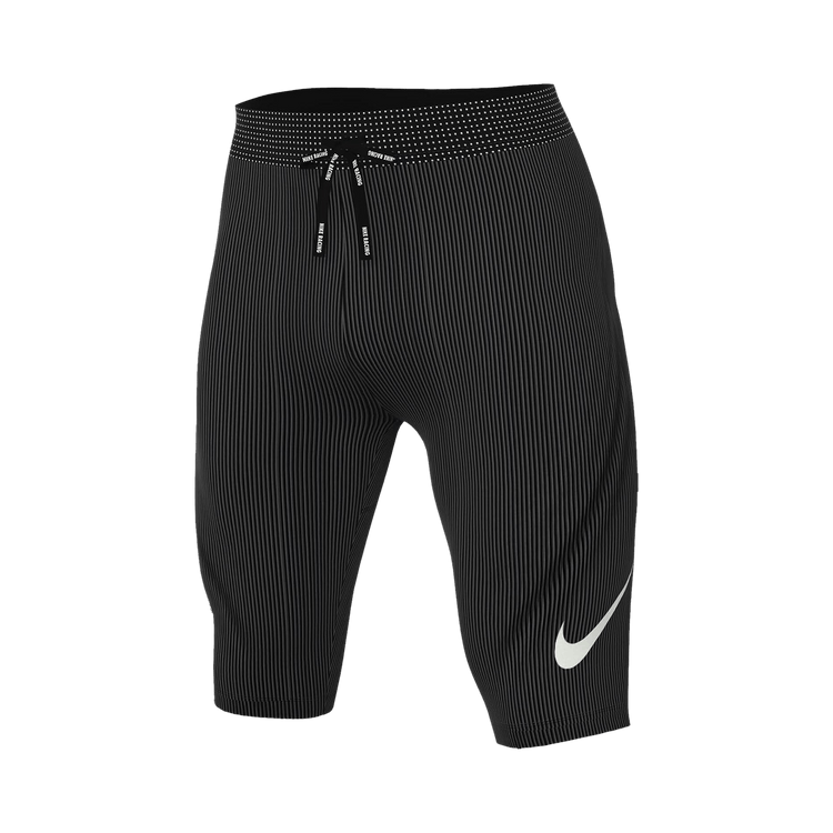 Nike AeroSwift Dri-FIT ADV Running 1/2-Length Tights 'Black/Summit White'