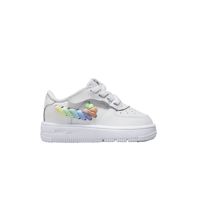 Nike Force 1 Low LV8 EasyOn TD 'Rainbow Lace Swoosh'
