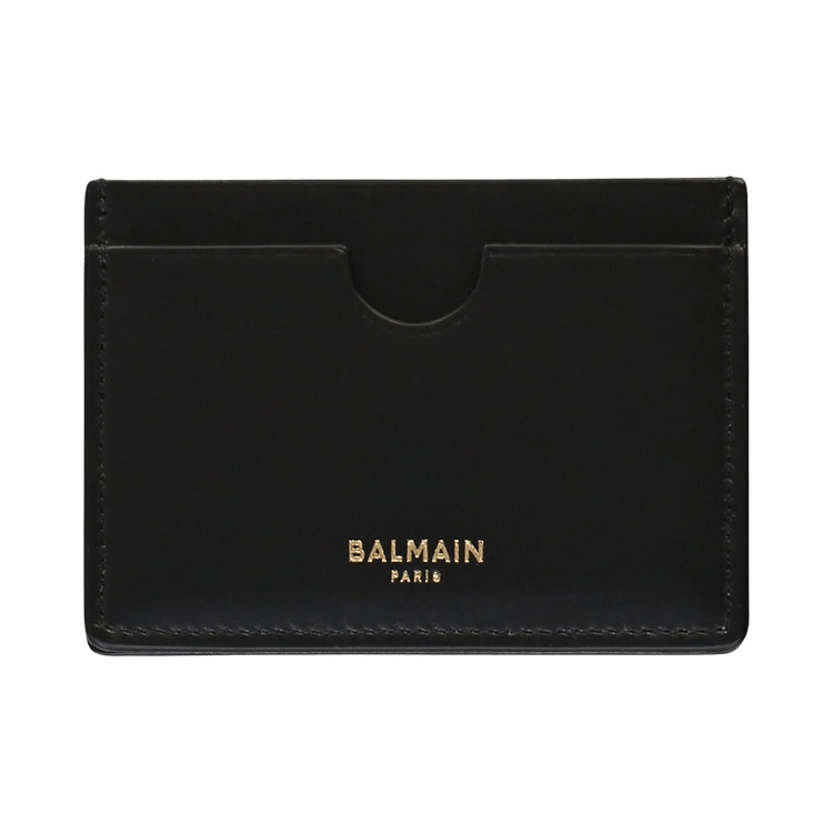 Balmain Leather Card Holder 'Black'