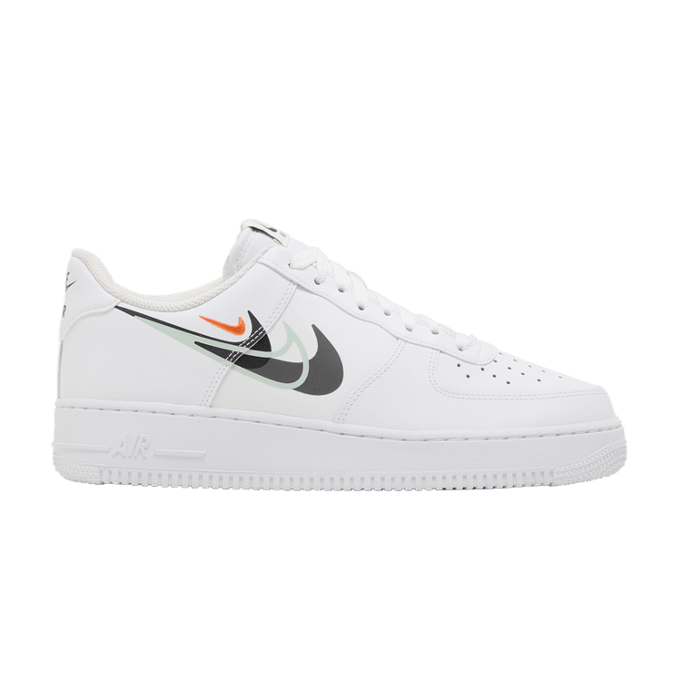 Nike Air Force 1 '07 'Multi Swoosh - White Black'