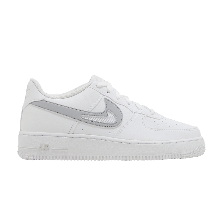 Nike Air Force 1 GS 'Cut Out Swoosh - White Photon Dust'