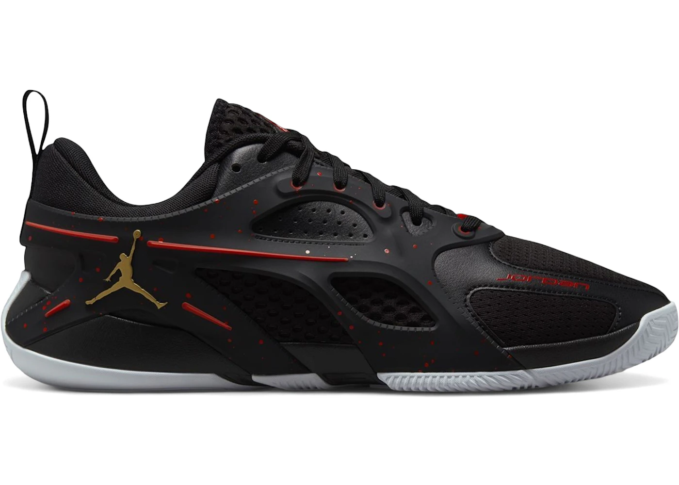 Jordan Heir Black Red Metallic Gold