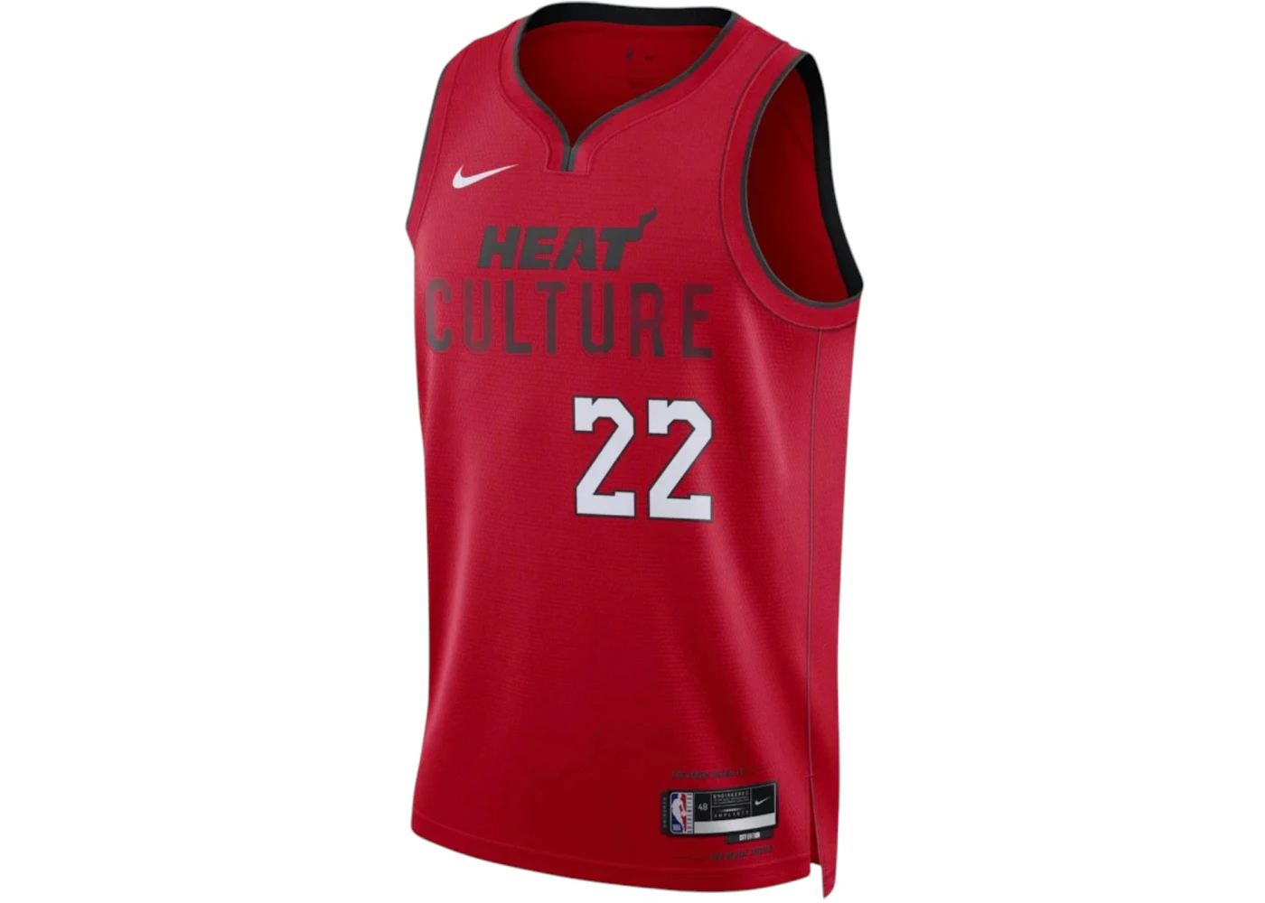 Nike NBA Miami Heat Jimmy Butler 22 2024/25 City Edition Swingman Jersey Red