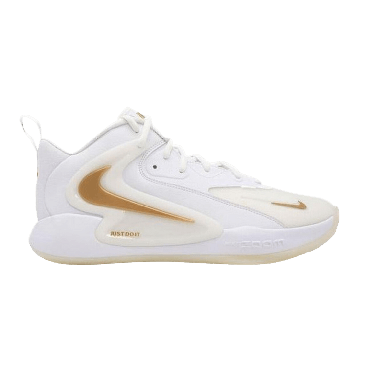 Nike Air Zoom HyperSet 2 IC 'White Metallic Gold'