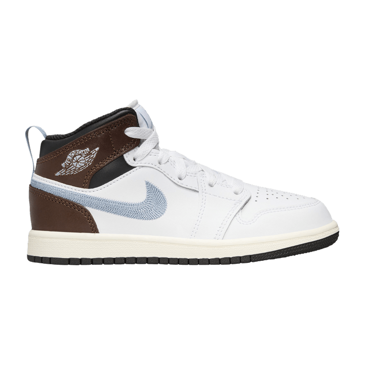 Air Jordan 1 Mid SE PS 'White Blue Grey'
