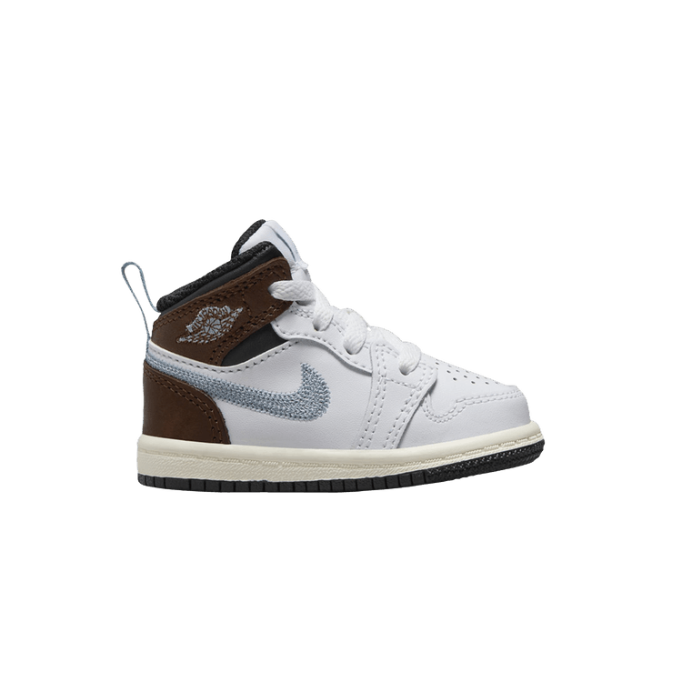 Air Jordan 1 Mid TD 'White Black Sail Blue Grey'