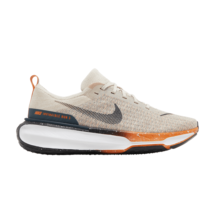 Nike ZoomX Invincible Run Flyknit 3 'Oatmeal Safety Orange'