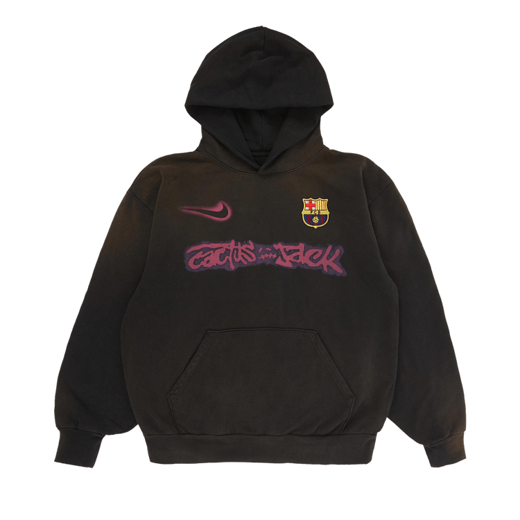 Nike FC Barcelona x Cactus Jack Spray Logo Hoodie 'Blue'