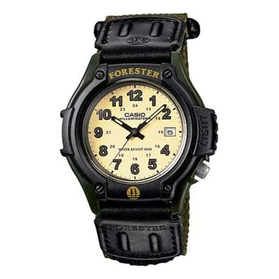Casio Forester Analog Watch 'Black White Yellow'