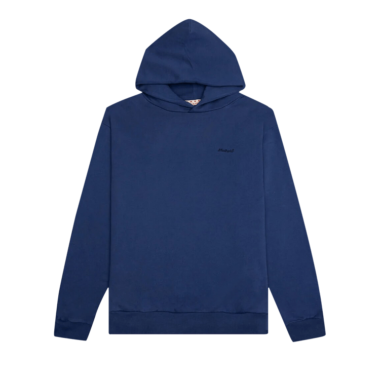 Marni Brushed Logo Hoodie 'Ocean'