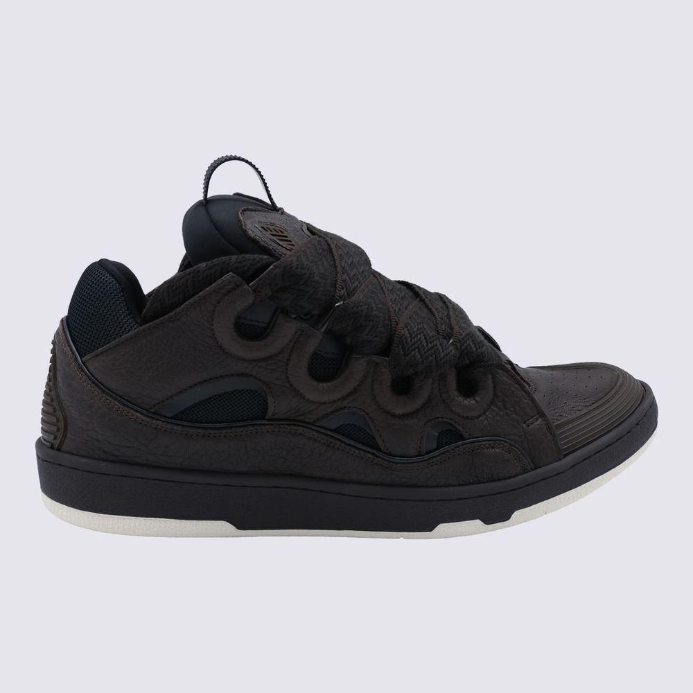 Lanvin Wave Lace Low-Top Sneakers